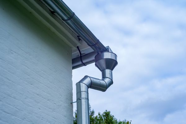 Metal Downspout Replacement in Flowery Branch