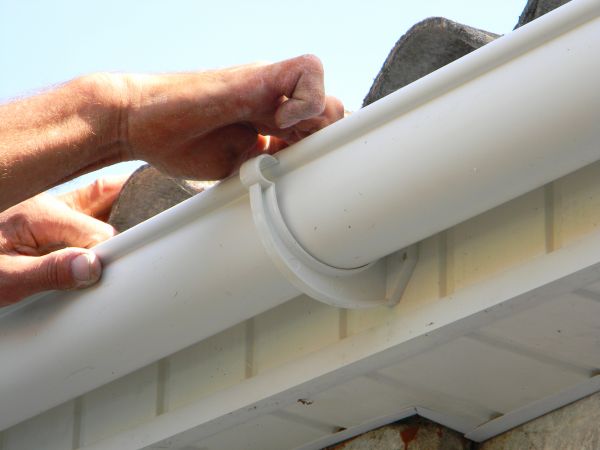 Plastic Gutter Repair in Flowery Branch