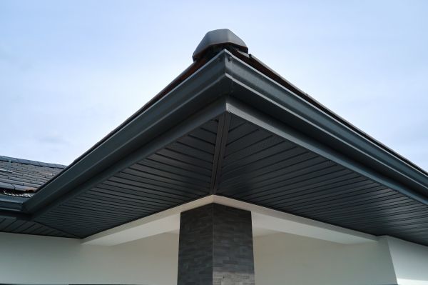 Steel Rain Gutter Installation in Flowery Branch